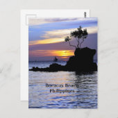 Boracay Beach, Philippinen, Postkarte (Vorne/Hinten)