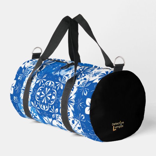 Boracay Blau KLEIN Duffle Bag (Linke Seite)