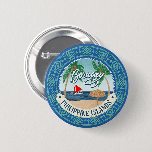 Boracay Button (Vorne & Hinten)