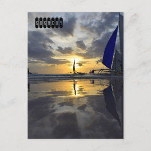 Boracay der Philippinen Postkarte