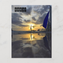 Boracay der Philippinen Postkarte