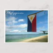 Boracay-Flagge Postkarte (Vorderseite)