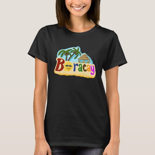 Boracay Island Philippinen T-Shirt (Vorderseite)