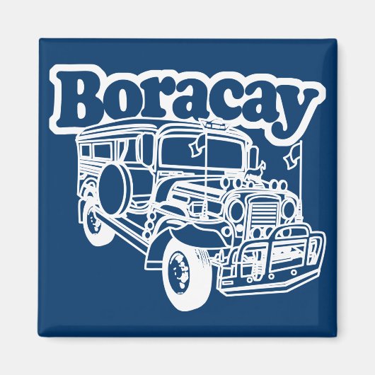 Boracay Jeepney Magnet (Vorne)