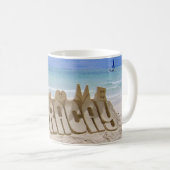 Boracay Philippinen Blick auf den Strand bis zum M Kaffeetasse (VorderseiteRechts)