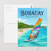 Boracay Philippinen Postkarte (Vorne/Hinten)