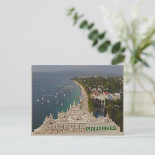 Boracay Philippinen Postkarte (Stehend Vorderseite)