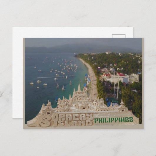 Boracay Philippinen Postkarte (Vorne/Hinten)