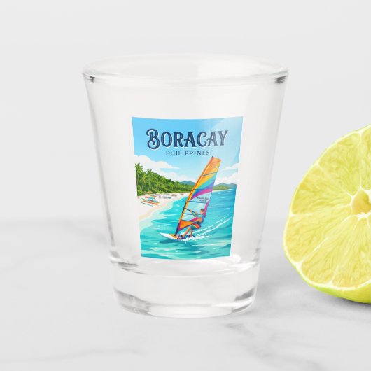 Boracay Philippinen Schnapsglas (Vorderseite)