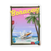 Boracay Philippinen Strand Reiseplakat Magnet (Vertikal)