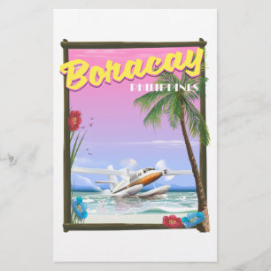 Boracay Philippines Strandposter Briefpapier