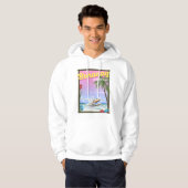 Boracay Philippines Strandposter Hoodie (Vorne ganz)