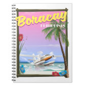 Boracay Philippines Strandposter Notizblock (Vorderseite)