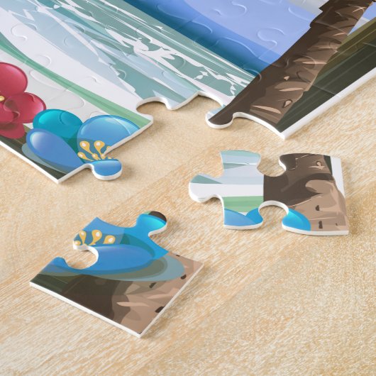 Boracay Philippines Strandposter Puzzle (Seite)