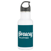 Boracay Philippines Wasserflasche (Vorderseite)