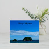 Boracay Postcard Folien Feiertagspostkarte (Stehend vorne)