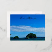 Boracay Postcard Folien Feiertagspostkarte (Vorderseite/Rückseite)