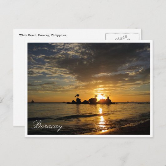 Boracay Postkarte (Vorne/Hinten)