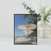 Boracay-Sonnenschirme Postkarte (Stehend Vorderseite)