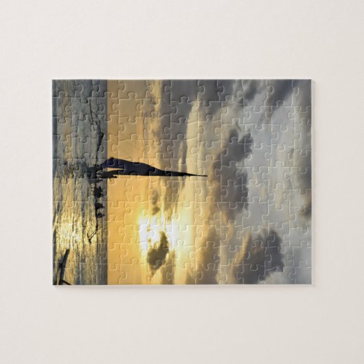 Boracay Sunset auf den Philippinen Puzzle (Horizontal)