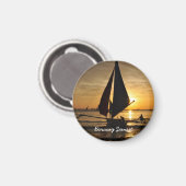 Boracay Sunset Magnet (Vorderseite/Rückseite)