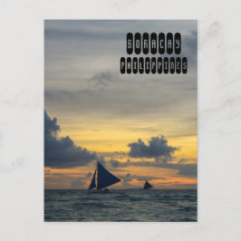 Boracay Sunset Postkarte