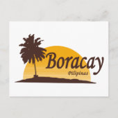Boracay white postkarte (Vorderseite)