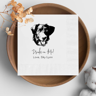 Borador Dog Personalisiert trinken Serviette