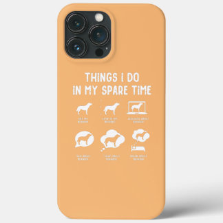 Borador Things Do Spare Time Funny Dog Mom Dad Case-Mate iPhone Hülle