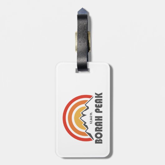 Borah Peak Gepäckanhänger (Rückseite vertikal)