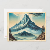 Borah Peak Idaho Postkarte (Vorne/Hinten)