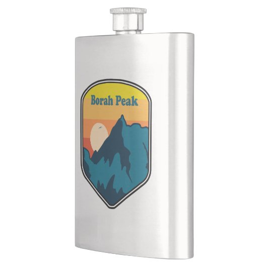 Borah Peak Idaho Sunrise Flachmann (Links)