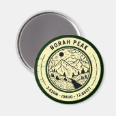 Borah Peak Idaho Wandern Magnet (Vorderseite/Rückseite)