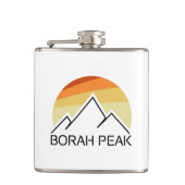 Borah Peak Retro Flachmann (Vorderseite)