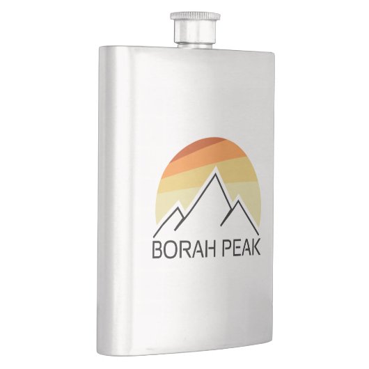 Borah Peak Retro Flachmann (Rechts)