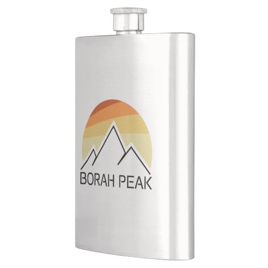 Borah Peak Retro Flachmann (Links)