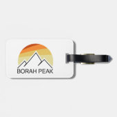 Borah Peak Retro Gepäckanhänger (Rückseite horizontal)