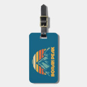 Borah Peak Retro Türkis Gepäckanhänger (Vorderseite vertikal)