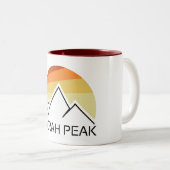 Borah Peak Retro Zweifarbige Tasse (VorderseiteRechts)