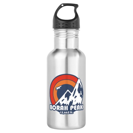 Borah Peak Sun Eagle Edelstahlflasche (Vorderseite)