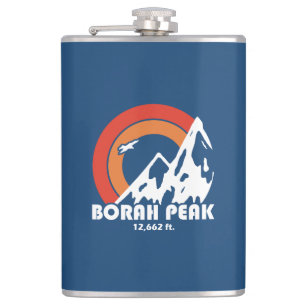 Borah Peak Sun Eagle Flachmann