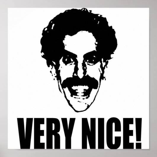 Borat Very Nice Poster (Vorne)