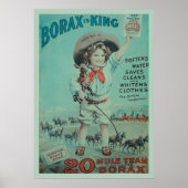 Borax King Vintage Poster Ad (Vorne)