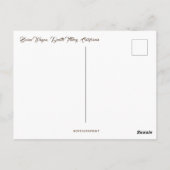 Borax Wagon Death Valley Kalifornien Postkarte (Rückseite)