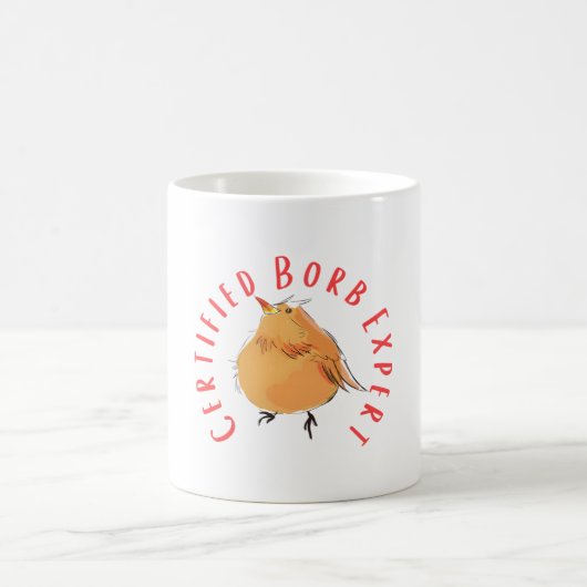 Borb Experte dickes Vogel Kaffeetasse (Mittel)