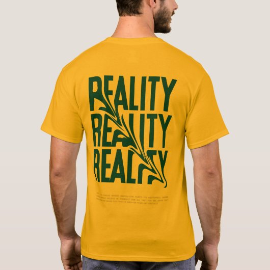 #Borcelle Apparel Reality Men's Basic T-Shirt (Rückseite)