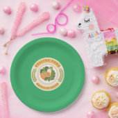 Borcelle Healthfood-Logo-Design Pappteller (Party)