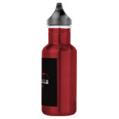 BORCELLE Stammesflamme-Emblem Edelstahlflasche (Rechts)