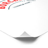 Borcelle Summer Vibes Typografie Art Fotodruck (Ecke)