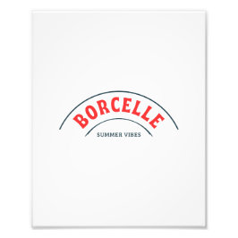 Borcelle Summer Vibes Typografie Art Fotodruck